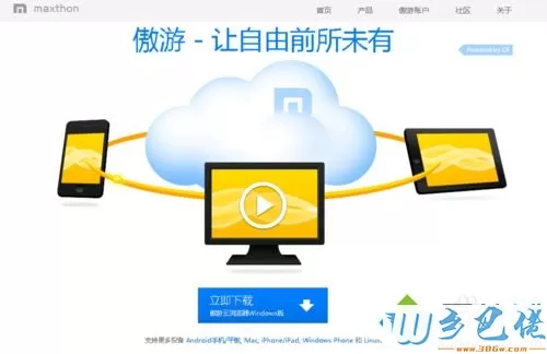 win7系统下傲游浏览器分屏显示的方法