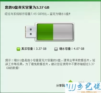 缩水U盘怎么恢复正常？缩水U盘恢复真实容量的方法