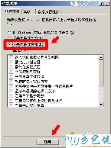 XP系统最佳外观没有了怎么办