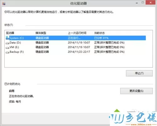 Win8.1磁盘整理在哪里？Win8.1系统使用磁盘整理的方法