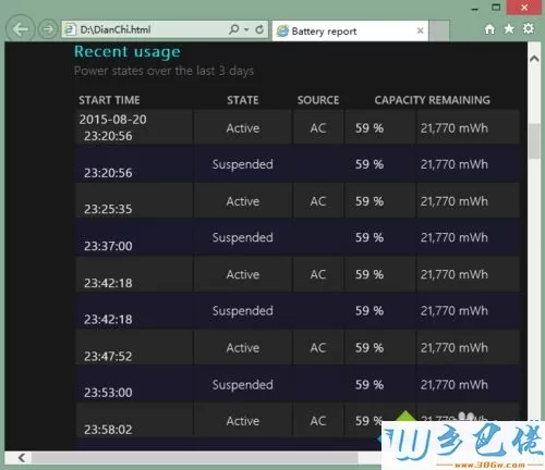 win10笔记本电池健康状况怎么查看？查询笔记本电池健康状况的方法