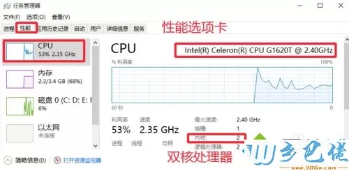 win7电脑查看CPU型号和主频、缓存、接口等参数的方法