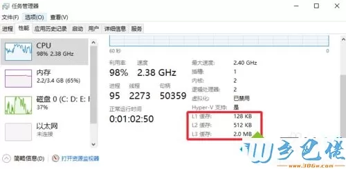 win7电脑查看CPU型号和主频、缓存、接口等参数的方法