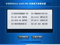 中关村Ghost win8 X86(32位)电脑城万能装机版v2015.03