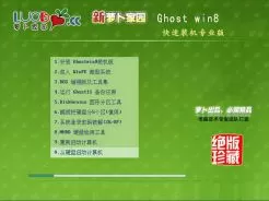 萝卜家园GHOST WIN8.1 X86(32位)装机专业版2015.04