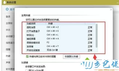 QQ快捷键