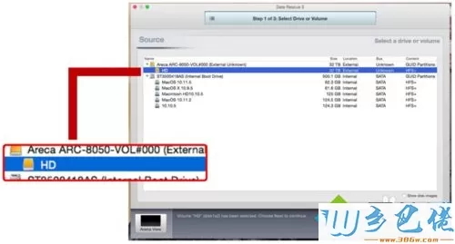 电脑中使用Data Rescuse进行磁盘数据恢复的方法