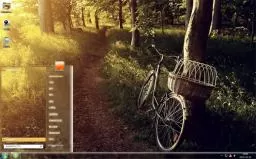 lomo单车非主流win7电脑主题