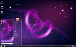 非主流梦幻流光win7系统主题