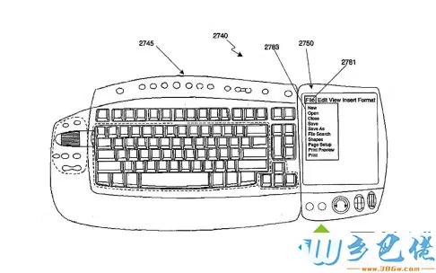 微软新专利：带有压敏屏幕的键盘