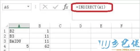 windowsxp系统如何使用Excel indirect函数