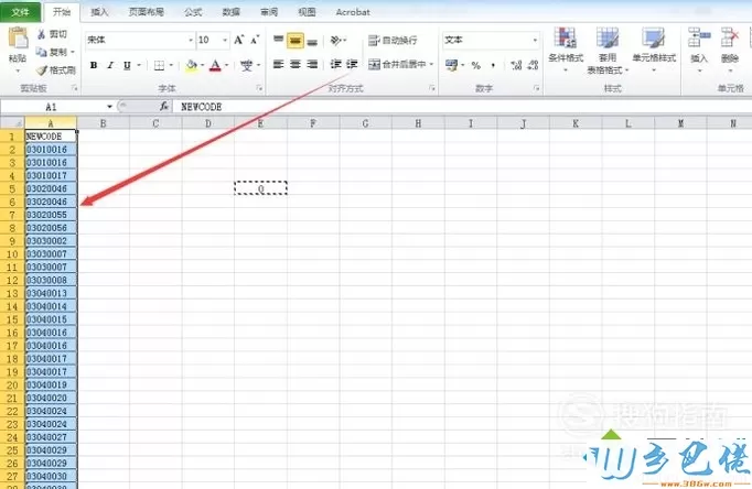 xp系统下怎样将Excel文本格式批量变成常规格式