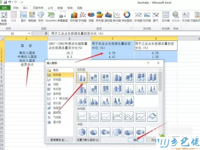 xp系统下使用excel2010分析处理水资源表的方法