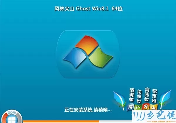 风林火山flhs ghost win8.1 64位免激活纯净版