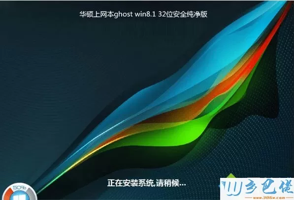 华硕上网本ghost win8.1 32位安全纯净版