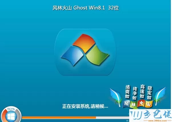 风林火山FLHS ghost win8.1 32位精简旗舰版