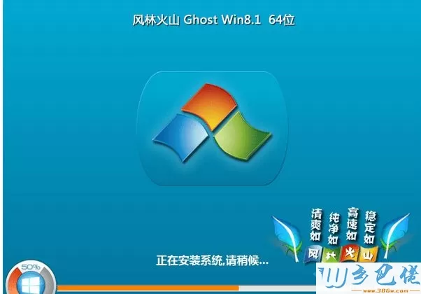 风林火山FLHS ghost win8.1 64位优化精简版