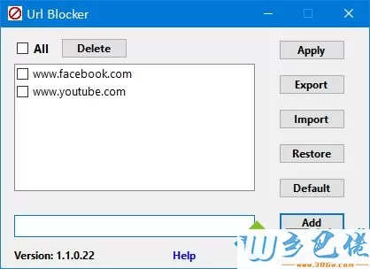 Windows10系统使用URL Blocker禁止访问某些网站的方法