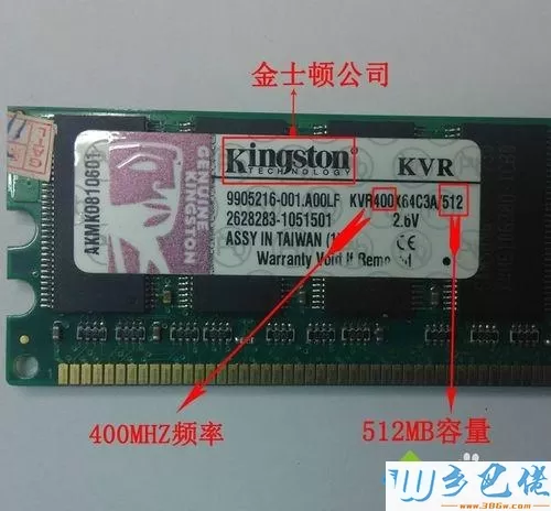 教你区分DDR1 DDR2 DDR3内存条的方法