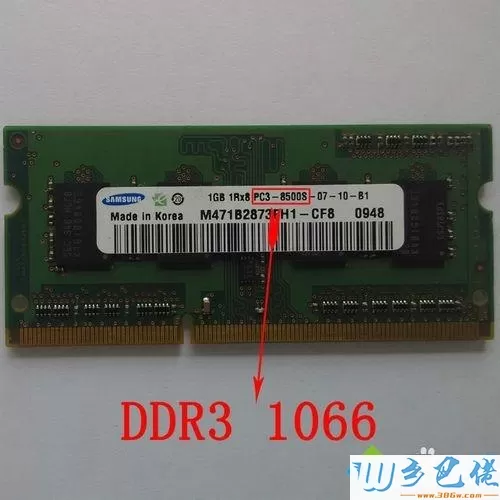 教你区分DDR1 DDR2 DDR3内存条的方法