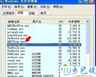 windowsxp系统tencentdl.exe进程可以结束吗