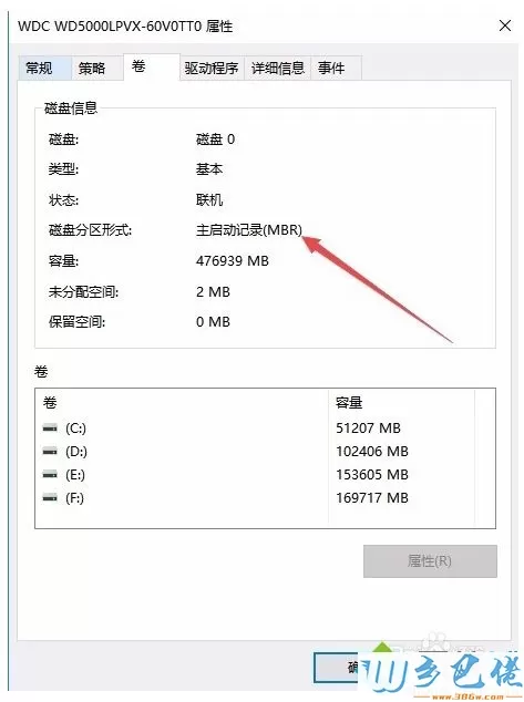 win10系统查看硬盘分区格式的方法