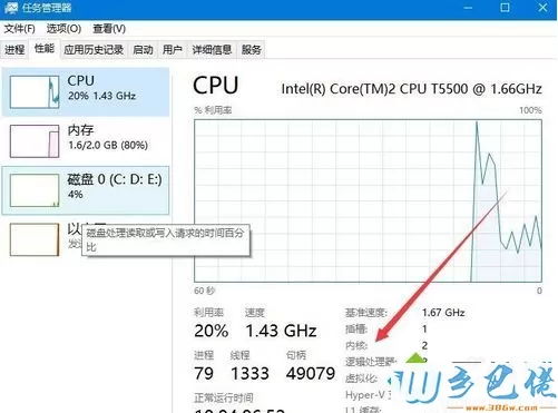 win10系统如何查看cpu核数