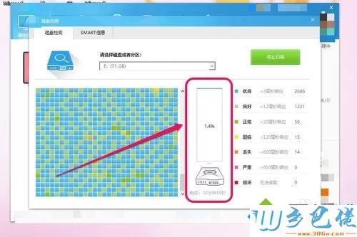 win10用鲁大师检测硬盘出现问题如何解决