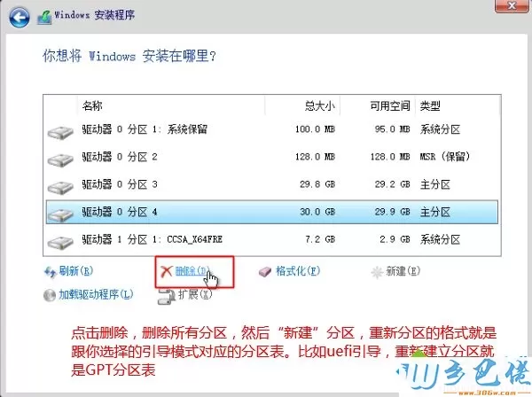 mbr分区表不能装win7怎么办